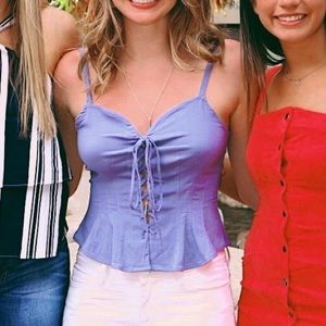 Free people purple tank